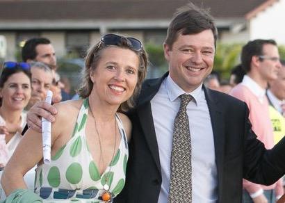 Charles et Florence Gourdain sur l’hippodrome de Dos Hermanas, Seville, 2017