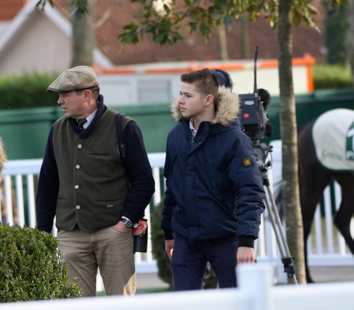 Charles Gourdain et son fils Antoine qui suit les traces de son père, Pau, 2020