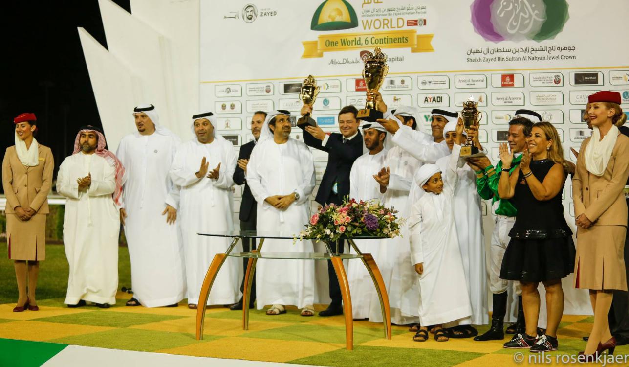 Magnifique victoire d’Al Shamoos dans la Jewel Crown, G1, Abu Dhabi, 2018