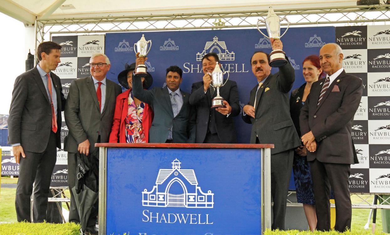 Victoire de Nafees à Newbury pour les Écurie Royales d’Oman, 2016