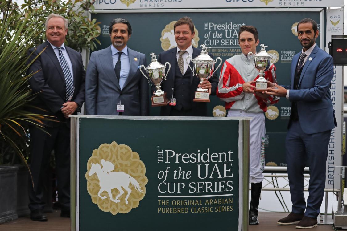 Victoire de Groupe 1 à Doncaster, Rodess du Loup pour Khalifa Bin Hamad Bin Khalifa Al Attiyah, 2018